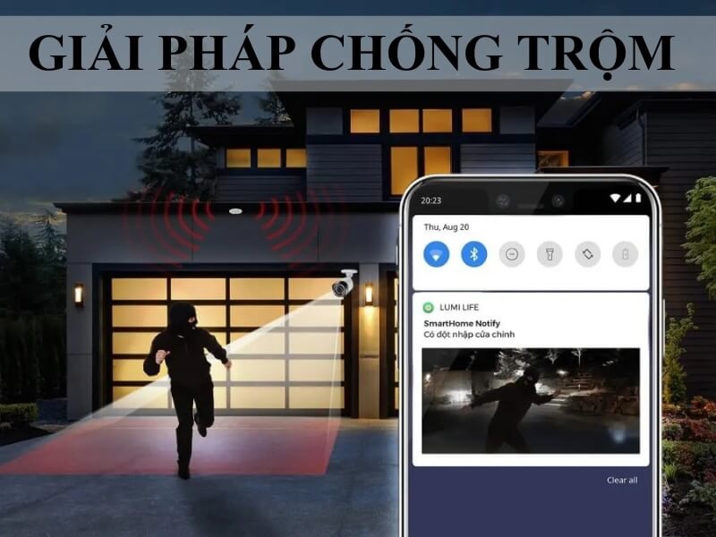 tầm quan trọng của giải pháp chống trộm